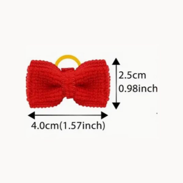 Kit 18 Lazos rojo Diseños surtidos - Imagen 7