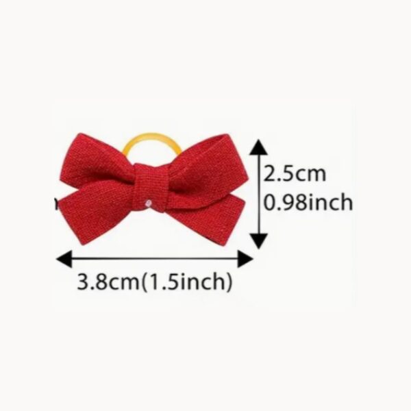 Kit 18 Lazos rojo Diseños surtidos - Imagen 5