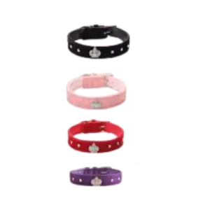 Collar tipo eco cuero