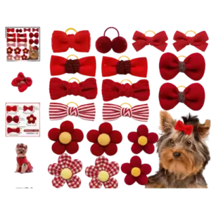 Kit 18 Lazos rojo Diseños surtidos