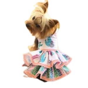 Vestido con vuelo